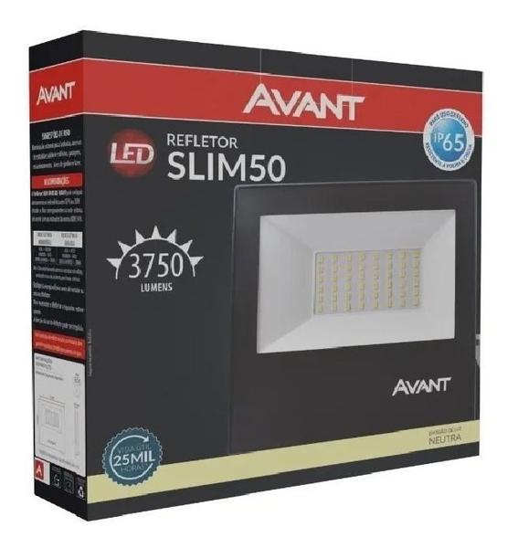 Imagem de 6 Refletor Led Slim Holofote 50w Branco Neutro 4000k Ip65