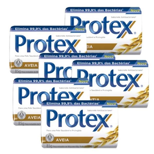 Imagem de 6 Sabonetes Protex Aveia 85g Cada