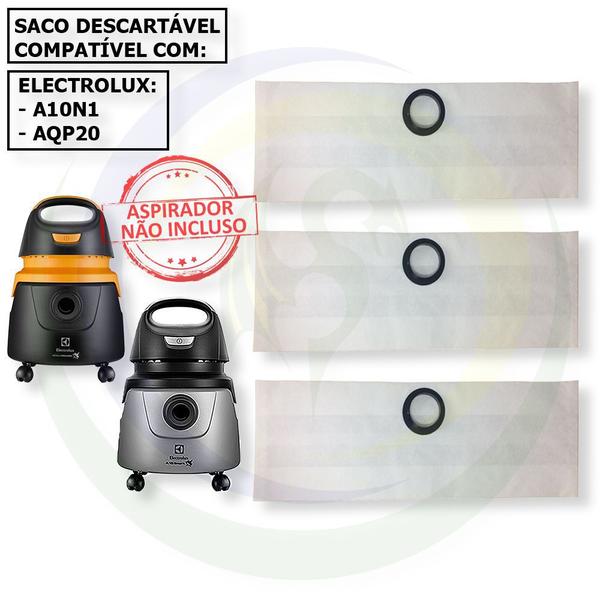 Imagem de 6 Sacos Refil Coletor Bag Cartucho Descartável para Aspirador de Pó Electrolux A10N1 e AQP20