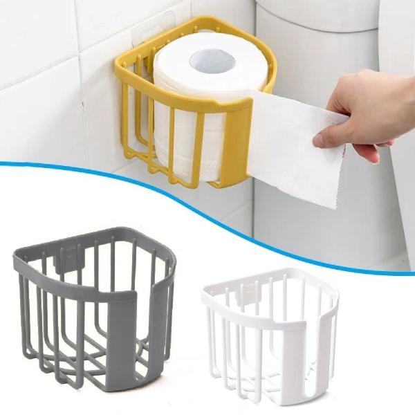 6 Suportes Para Papel Higiênico Organizador Banheiro Adesivo - Sutt Imagem de 6 Suportes Para Papel Higiênico Organizador Banheiro Adesivo