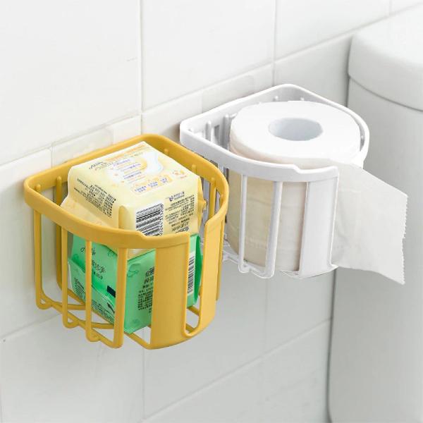 6 Suportes Para Papel Higiênico Organizador Banheiro Adesivo - Sutt Imagem de 6 Suportes Para Papel Higiênico Organizador Banheiro Adesivo
