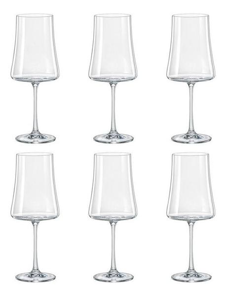 6 Taças Cristal Titanium Vinho Tinto 560ml Bohemia Xtra Imagem de 6 Taças Cristal Titanium Vinho Tinto 560ml Bohemia Xtra