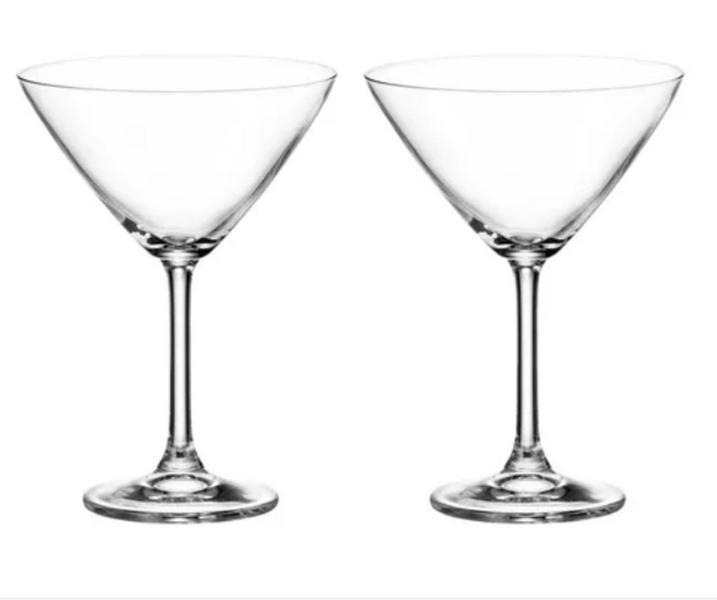 Imagem de 6 Taças Crystal Titânio Bohemia Martini Cocktail 280ml