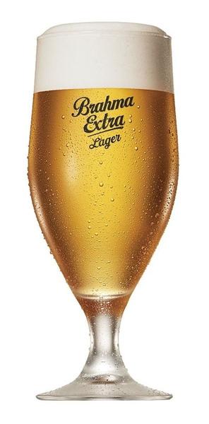 Imagem de 6 Taças P Cerveja E Chopp Brahma Extra 380ml - Ambev Oficial