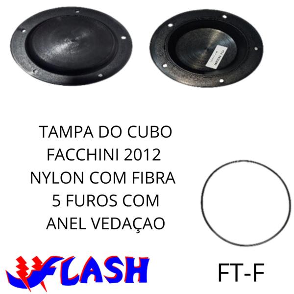 Imagem de 6 Tampa cubo carreta modelo FACHINNI com anel oring- 6 KIT