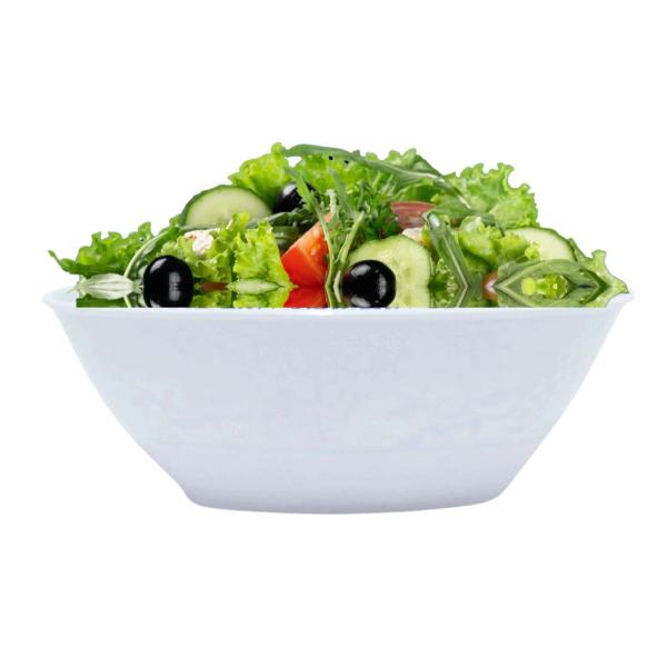 Imagem de 6 Tigelas Bowl Saladeira Pote em Melamina Quadrada 1,5L