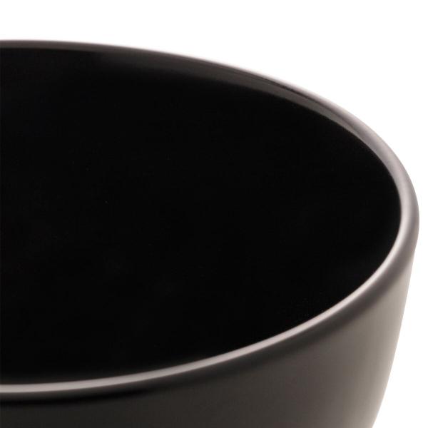 Imagem de 6 Tigelas de Cerâmica Pretas 680ml Bowls Sopas Restaurante Sushi Lyor