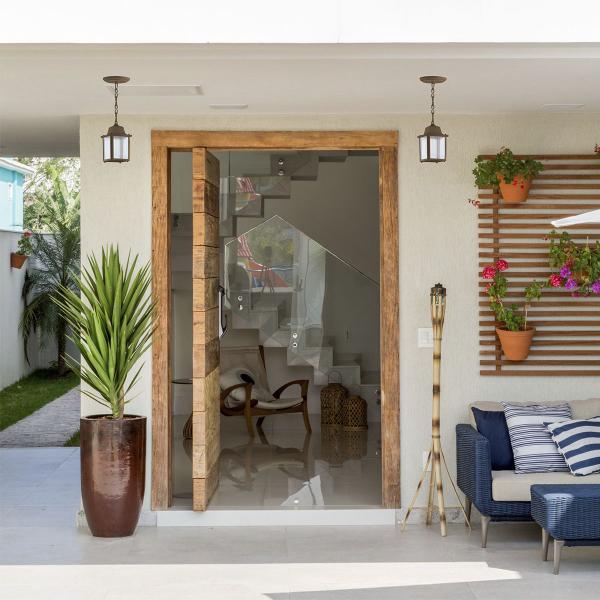 6 Un Luminaria Pendente Externo Colonial Plastico Marrom Alz15 - Acende a Luz Imagem de 6 Un Luminaria Pendente Externo Colonial Plastico Marrom Alz15