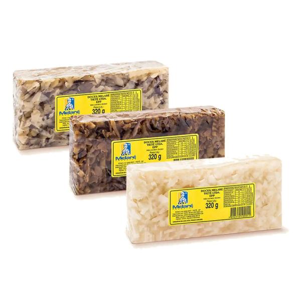 6 und Cocada Sortida Melaré Pacote de 320g Imagem de 6 und Cocada Sortida Melaré Pacote de 320g