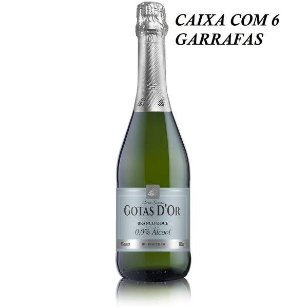 Imagem de 6 und Filtrado Doce Branco Gotas Garibaldi Sem Álcool 660 ml