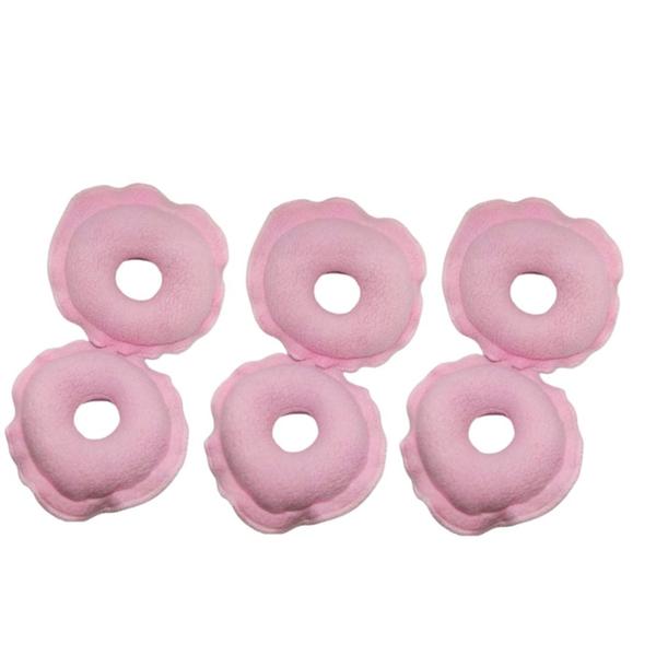 Imagem de 6 unidade rosquinhas protetoras de mamas - tecido absorvente