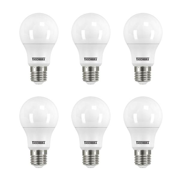 Imagem de 6 Unidades Lampada Led Bulbo Tkl 60 / 9w 6500k Taschibra