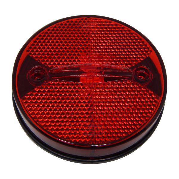 Imagem de 6 X Luz Lanterna Lateral 3led Bivolt Carreta/caminhão Randon 85mm Rubi (Vermelha)