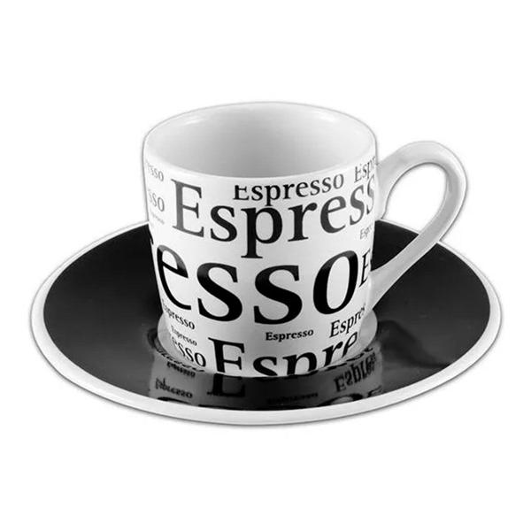 Imagem de 6 Xicaras Caneca De Porcelana Para Café Chá Expresso 80ml