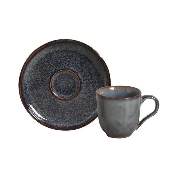 Imagem de 6 Xícaras de Cafe 120ml Stoneware Bio Titanium Porto Brasil