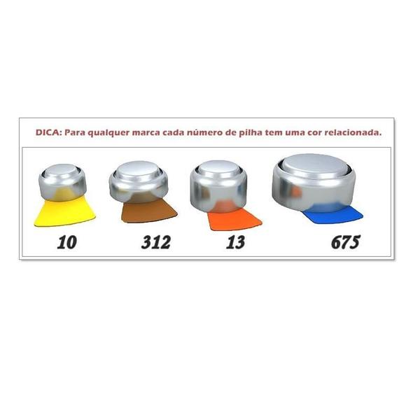 Imagem de 60 Baterias Pilhas Aparelho Auditivo Tamanho 312 Oticon PR41