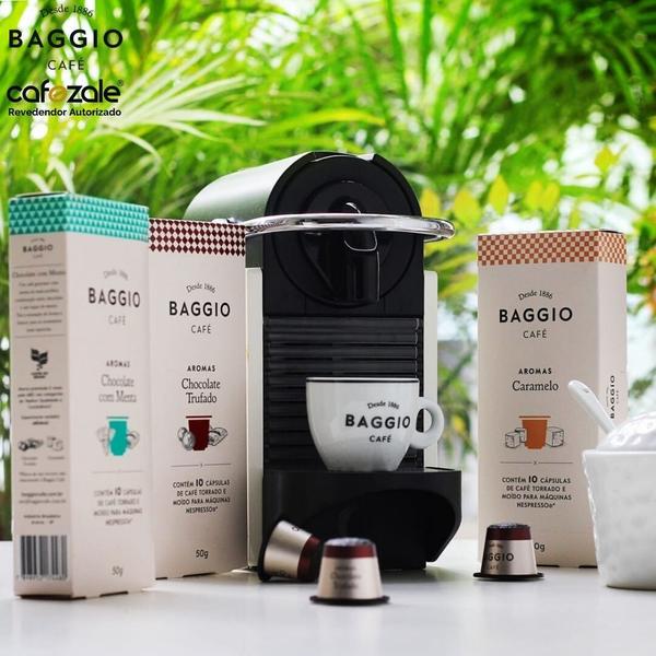 Imagem de 60 Cápsulas Para Nespresso  Café Baggio  Chocolate Trufado, Menta e Caramelo