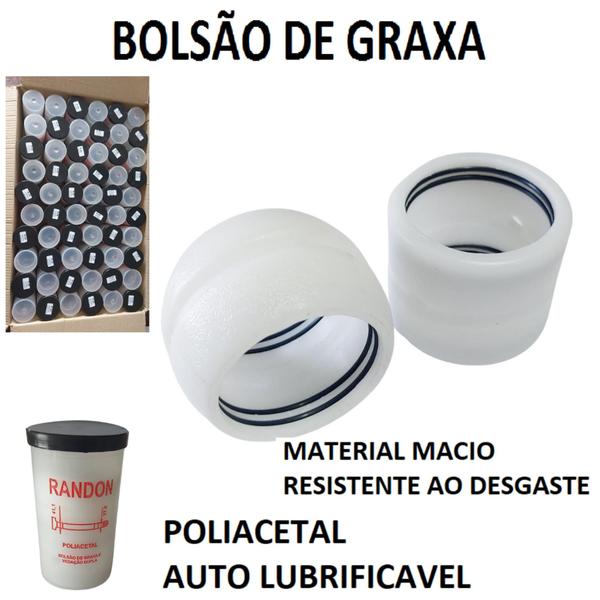 Imagem de 60 Reparo eixo s randon carreta material autolubrificavel poliaceta com 60 kit R-2D-60