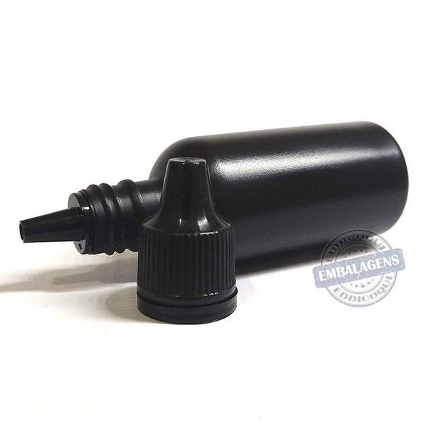 Imagem de 600 Frasco Plástico 30ml conta gotas Preto  - Ref 14808