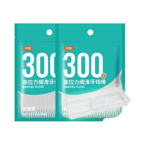 Imagem de 600 Palitos Interdentais + Escova Interdental - Kit Completo para Higiene Bucal