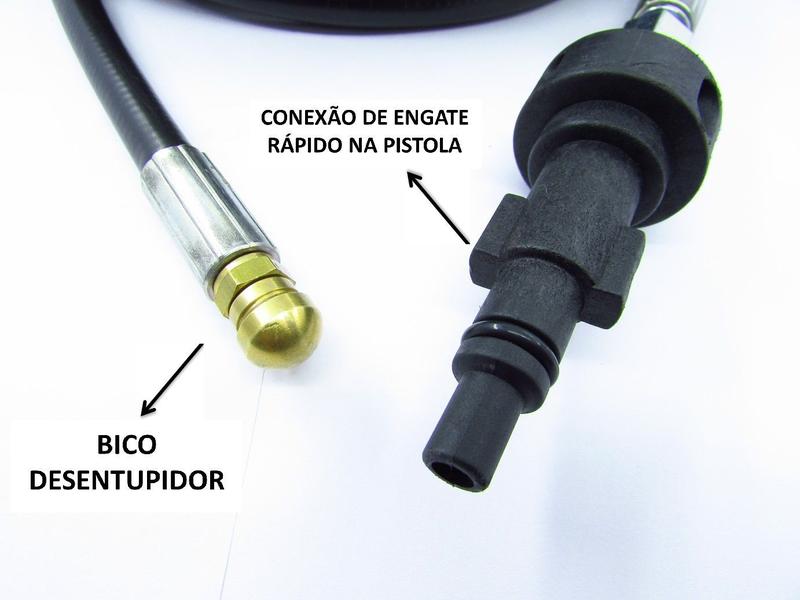 Imagem de 6mt Mangueira Desentupidora Wap Forte Lavadora Alta Pressão