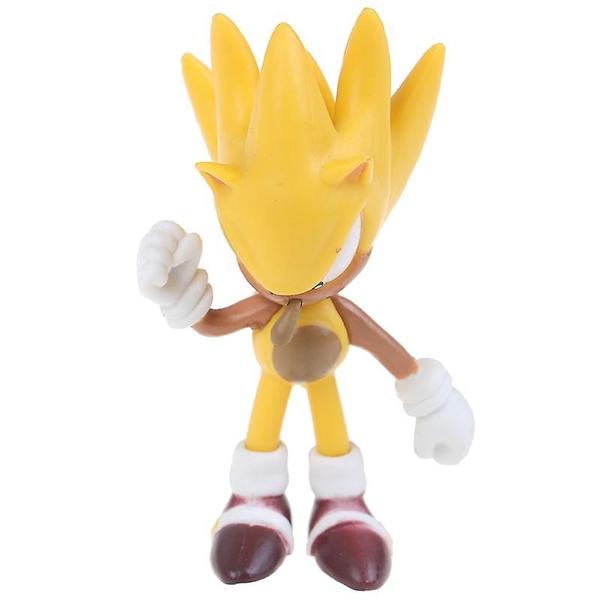 6pcs Sonic O ouriço Knuckles Sombra Action Figure Crianças - Shimu Yequyasu - ESG Imagem de 6pcs Sonic O ouriço Knuckles Sombra Action Figure Crianças