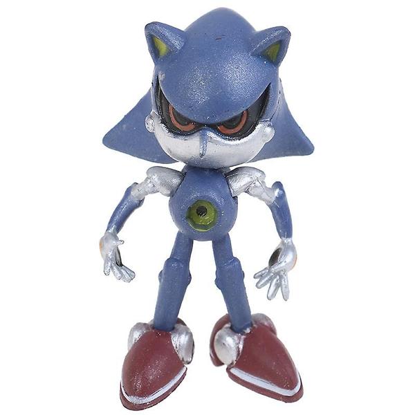 6pcs Sonic O ouriço Knuckles Sombra Action Figure Crianças - Shimu Yequyasu - ESG Imagem de 6pcs Sonic O ouriço Knuckles Sombra Action Figure Crianças