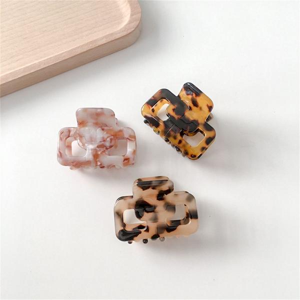 Imagem de 6pcsAcetic Acid Plate Hair Clip, Fashion Simple and Low-key