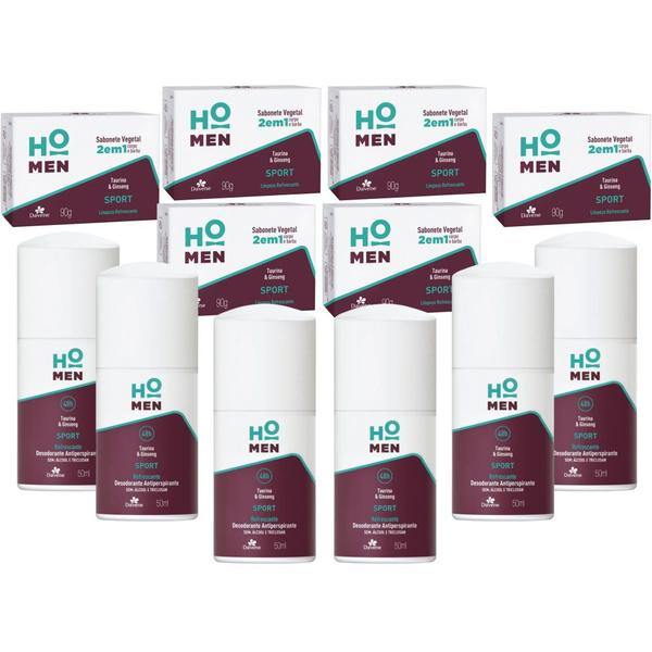 Imagem de 6UN Desodorante 6UN Sabonete Ho Men Sport 50ml Davene