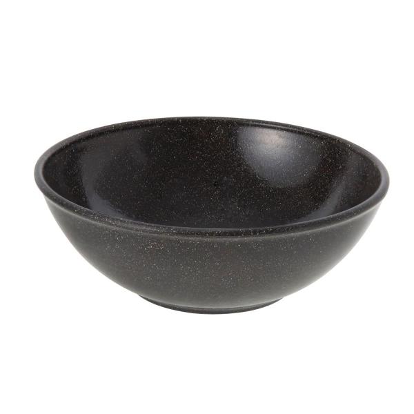 Imagem de 6un Tigela bowl 1lt salada petisco Preto 18,5cm