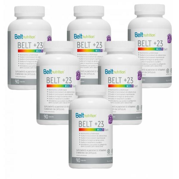 Imagem de 6x Belt +23 Soft Multivitamínico E Multimineral