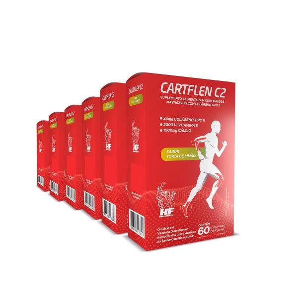 Imagem de 6X Cartflen C2 Colageno Tipo Ii Hf Suplementos 60 Comp