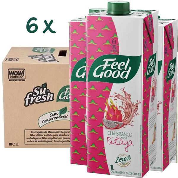 Imagem de 6X Chá Branco Com Pitaya Feel Good 1 Litro