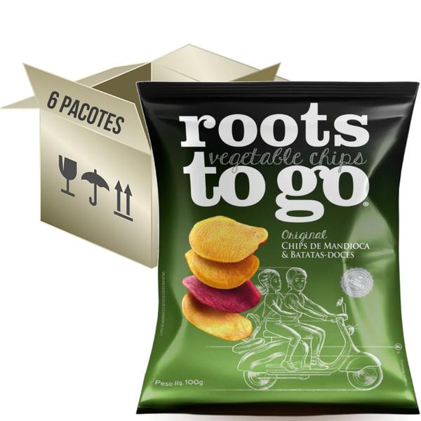 Imagem de 6x Chips Mandioca E Batata-Doce Roots To Go 100g