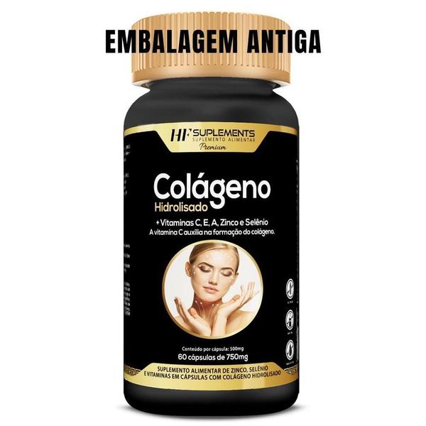 Imagem de 6X Colageno Hidrolisado + Vitaminas 60Caps Hf Suplementos