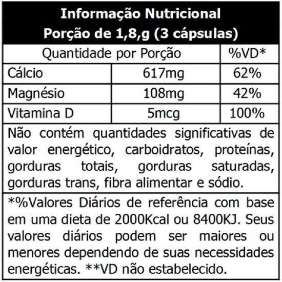 Imagem de 6x Dolomita- Cálcio- Magnésio- Vit. D3- 60 Cáps- Vital Natus