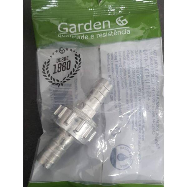 6X Emenda p/Mangueira Rosqueavel 1/2 x 1/2 (pol.) GARDEN Imagem de 6X Emenda p/Mangueira Rosqueavel 1/2 x 1/2 (pol.) GARDEN