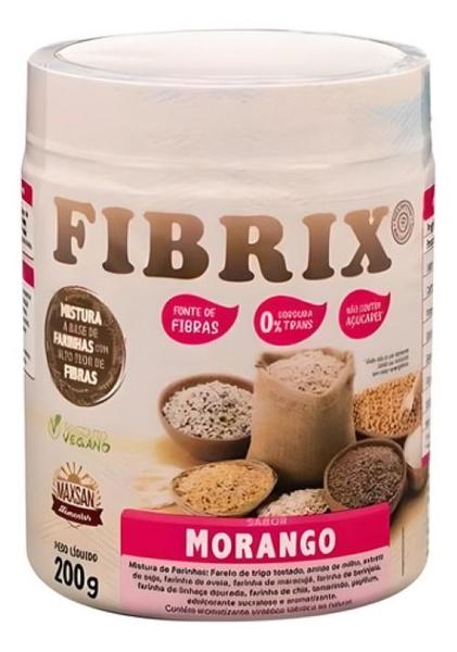 Imagem de 6x Fibrix Morango - Fibras Alimentares- Vegano- 200g