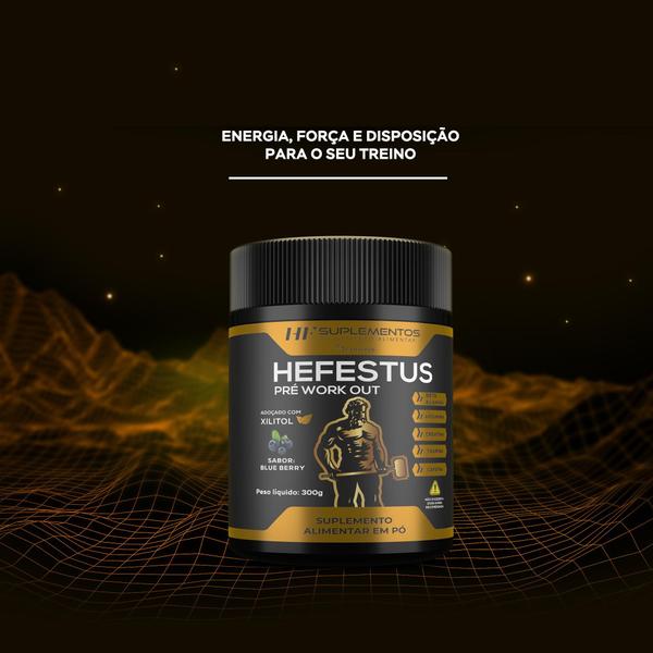 6x HEFESTUS PRÉ-WORKOUT 300G SABOR BLUEBERRY HF SUPLEMENTOS Imagem de 6x HEFESTUS PRÉ-WORKOUT 300G SABOR BLUEBERRY HF SUPLEMENTOS