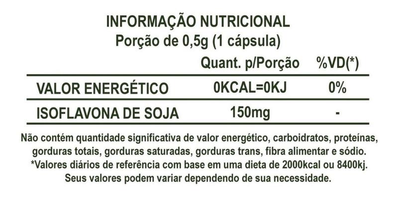 Imagem de 6x Isoflavona- 150mg 60 Cápsulas- Natunéctar- Gérmen De Soja