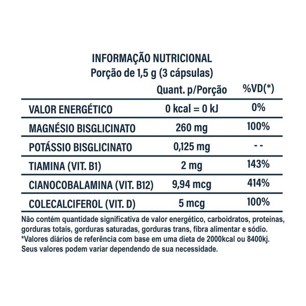 Imagem de 6x Muskular - Potássio+ Magnésio+ Vit D B1 E B12