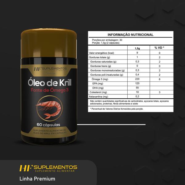 Imagem de 6x oleo de krill 60caps hf suplementos