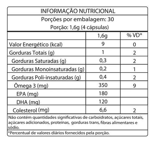 Imagem de 6x Ômega 3 Peixinho -180 EPA-120 DHA -T.G Family-120caps