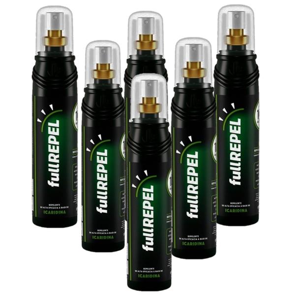 Imagem de 6x Repelente FullRepel Adulto- 100ml C/ Icaridina- 10 Horas