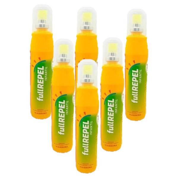 Imagem de 6x Repelente FullRepel Kids- 100ml C/ Icaridina- 10 Horas