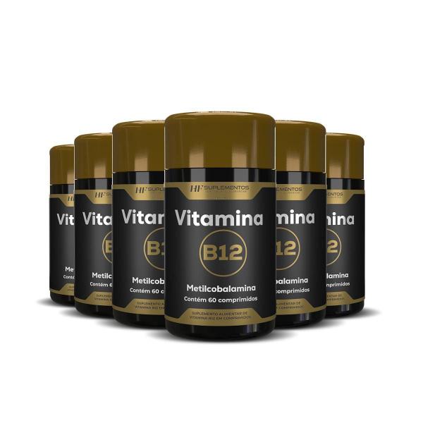 Imagem de 6X Vitamina B12 Metilcobalamina 60Comprimidos Hf Suplementos