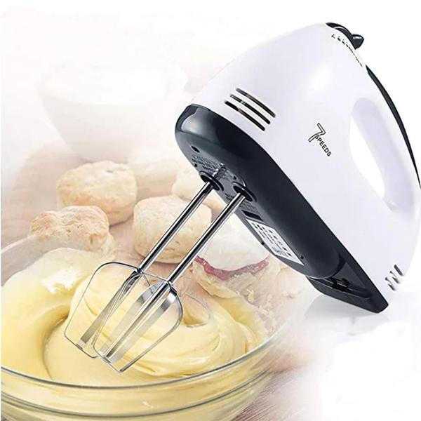 Imagem de 7 controle de velocidade mão mini misturador liquidificador alimentos multifuncional processador alimentos cozinha mini 