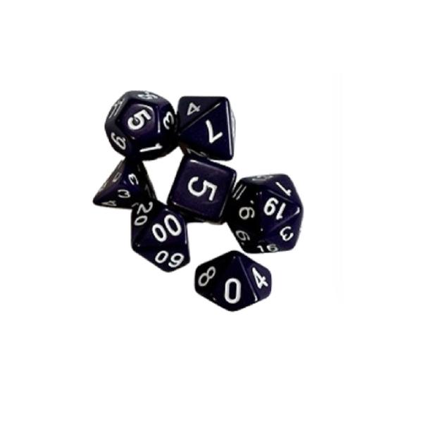 Imagem de 7 Dados RPG Central Dice Opaco Cores