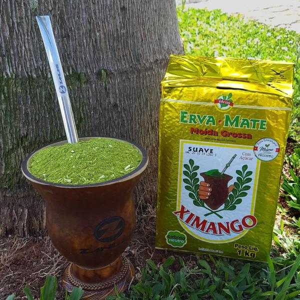 Imagem de 7 Erva-Mate Ximango Tradicional Moída Grossa Composta Menta Nativa Pura Folha Sete Variações