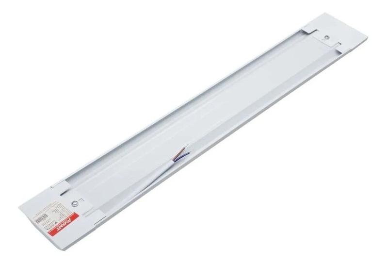 Imagem de 7 Luminaria Led Sobrepor Slim Linear Branco Frio 18w 50cm